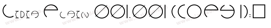 Lidia Plain 001.001 (COPY 1)字体转换